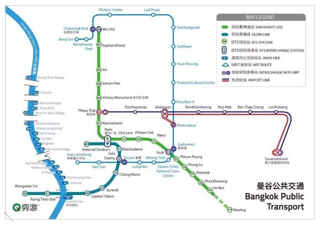 曼谷地铁图最新更新（2月26日版）