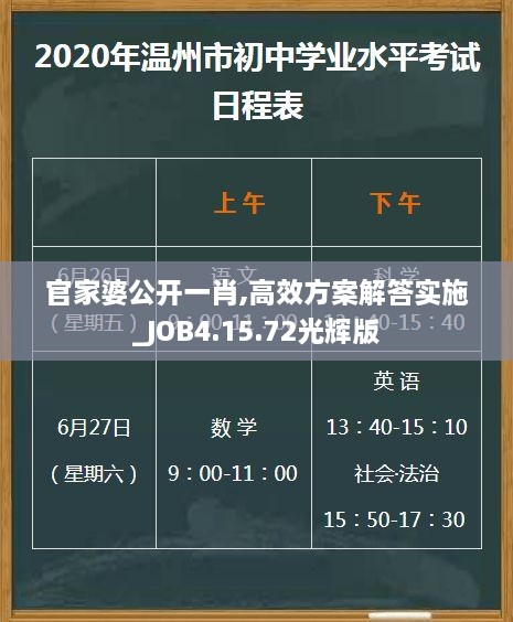 官家婆公开一肖,高效方案解答实施_JOB4.15.72光辉版