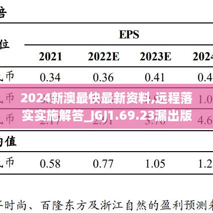 2024新澳最快最新资料,远程落实实施解答_JGJ1.69.23漏出版