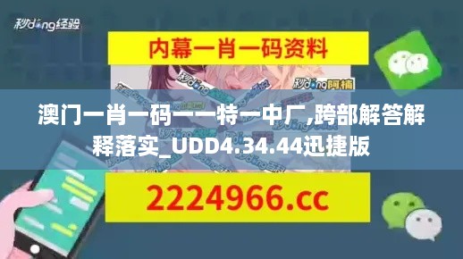 澳门一肖一码一一特一中厂,跨部解答解释落实_UDD4.34.44迅捷版