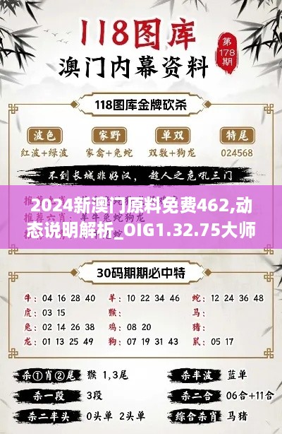 2024新澳门原料免费462,动态说明解析_OIG1.32.75大师版