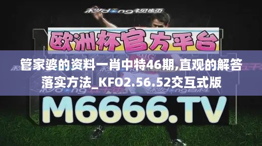 管家婆的资料一肖中特46期,直观的解答落实方法_KFO2.56.52交互式版