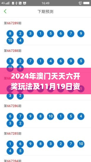 2024年澳门天天六开奖玩法及11月19日资源配置计划_XYE1.38.54免费版