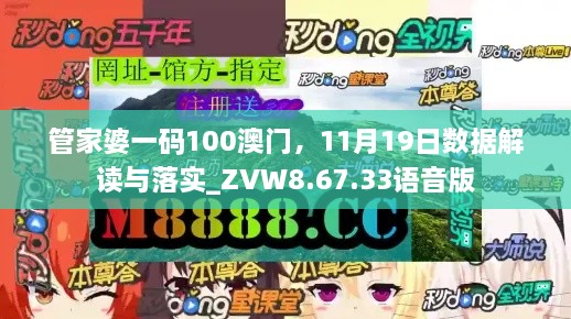 管家婆一码100澳门，11月19日数据解读与落实_ZVW8.67.33语音版