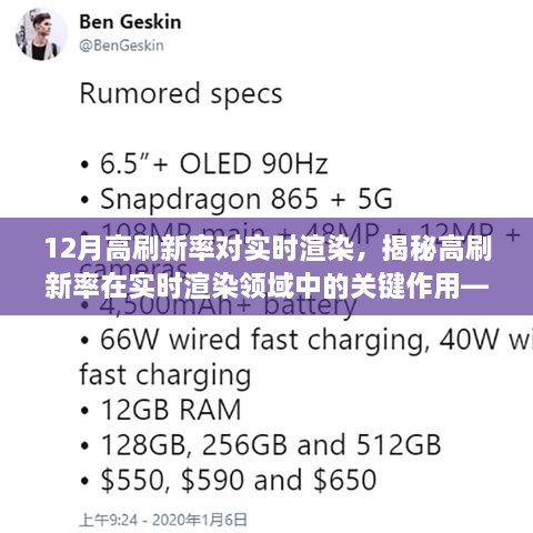 揭秘高刷新率在实时渲染领域的核心作用，以十二月为例的独特洞察与影响