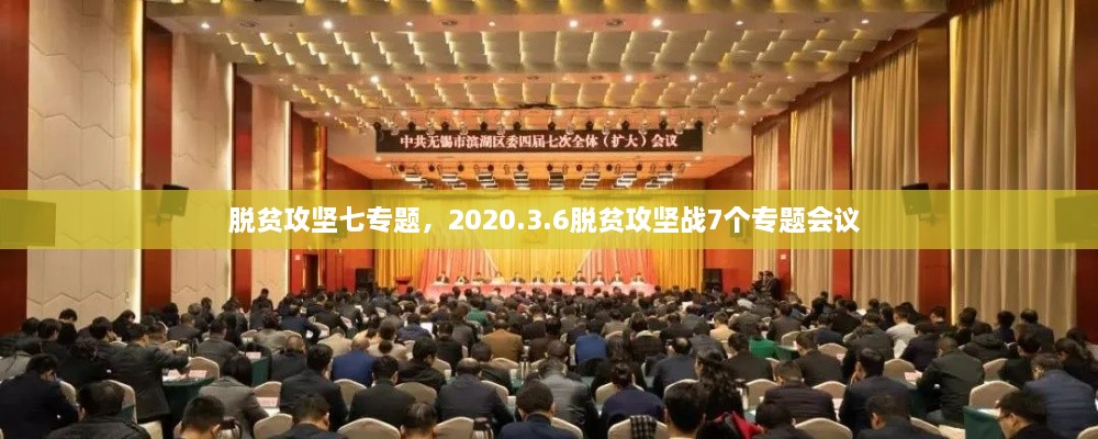 脱贫攻坚七专题，2020.3.6脱贫攻坚战7个专题会议 