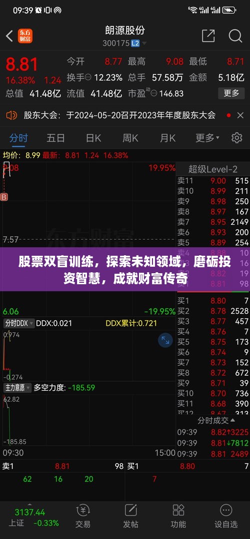 股票双盲训练，探索未知领域，磨砺投资智慧，成就财富传奇