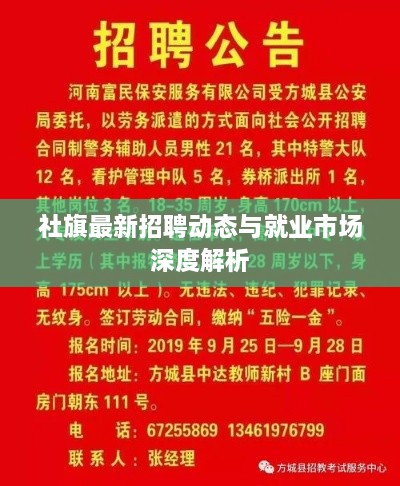社旗最新招聘动态与就业市场深度解析