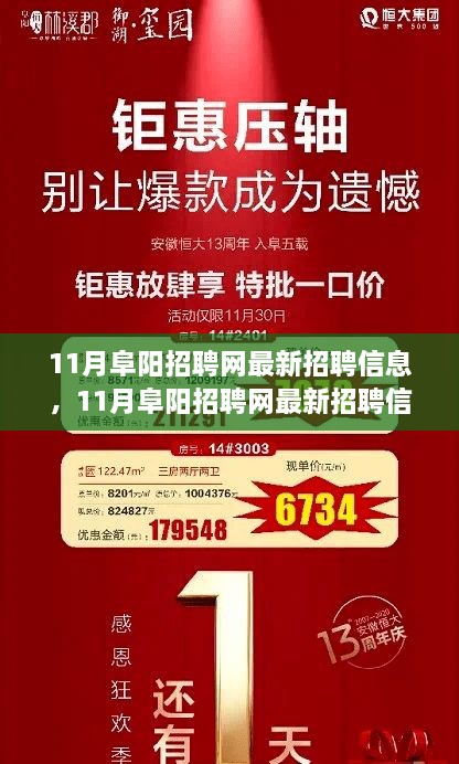 11月阜阳招聘网最新招聘信息全面评测与介绍