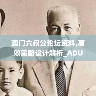 澳门六叔公论坛资料,高效策略设计解析_ADU3.71.86商务版