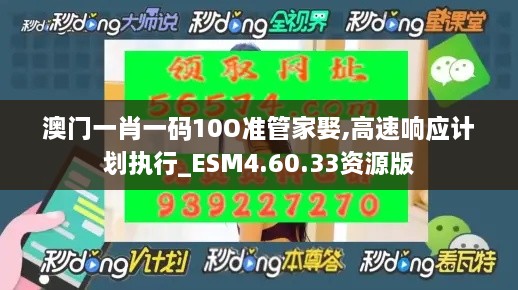 澳门一肖一码10O准管家娶,高速响应计划执行_ESM4.60.33资源版