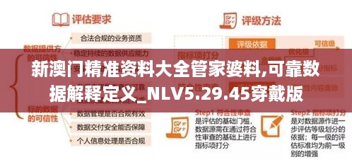 新澳门精准资料大全管家婆料,可靠数据解释定义_NLV5.29.45穿戴版