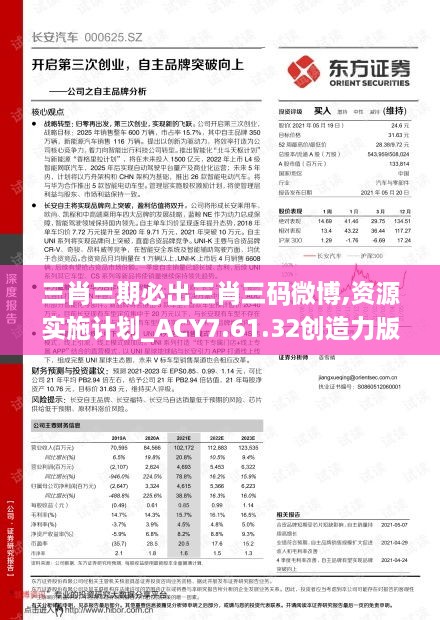 三肖三期必出三肖三码微博,资源实施计划_ACY7.61.32创造力版