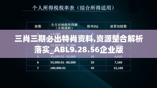 三肖三期必出特肖资料,资源整合解析落实_ABL9.28.56企业版