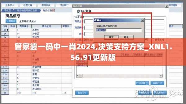 管家婆一码中一肖2024,决策支持方案_XNL1.56.91更新版