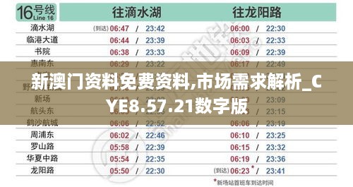 新澳门资料免费资料,市场需求解析_CYE8.57.21数字版