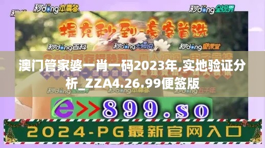 澳门管家婆一肖一码2023年,实地验证分析_ZZA4.26.99便签版