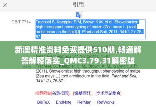 新澳精准资料免费提供510期,畅通解答解释落实_QMC3.79.31解密版