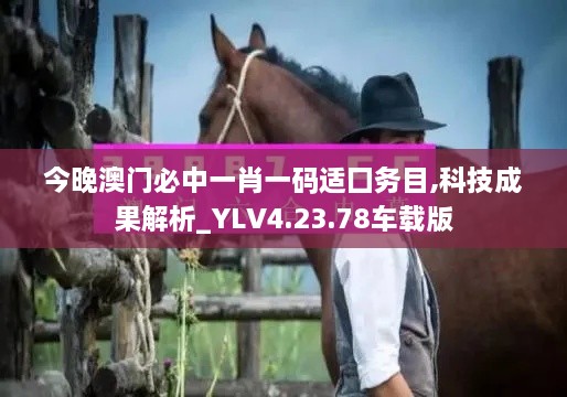 今晚澳门必中一肖一码适囗务目,科技成果解析_YLV4.23.78车载版