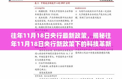 揭秘，央行新政策下的科技革新推动智能生活触手可及（往年11月18日政策解读）