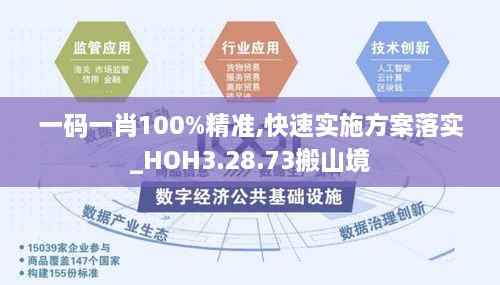 一码一肖100%精准,快速实施方案落实_HOH3.28.73搬山境