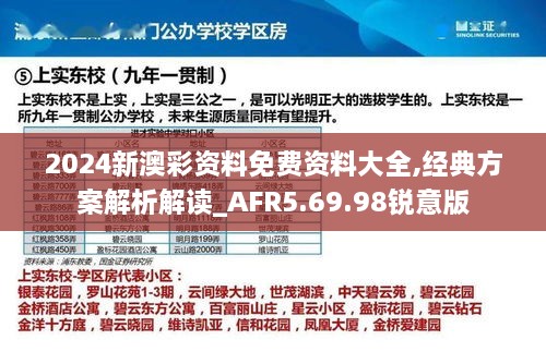 2024新澳彩资料免费资料大全,经典方案解析解读_AFR5.69.98锐意版