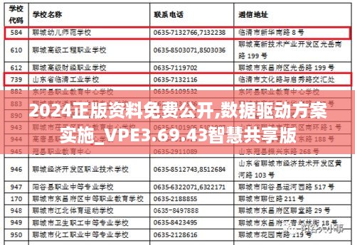 2024正版资料免费公开,数据驱动方案实施_VPE3.69.43智慧共享版