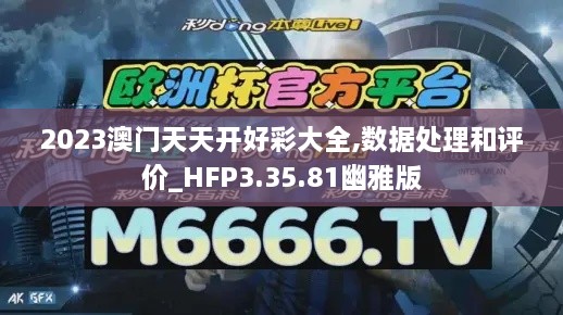 2023澳门天天开好彩大全,数据处理和评价_HFP3.35.81幽雅版