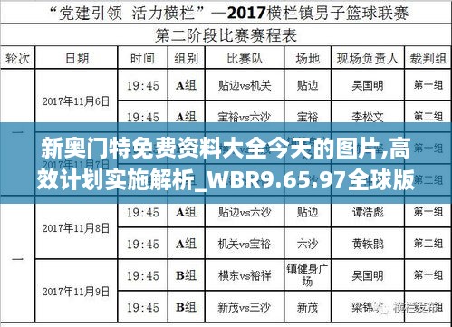 新奥门特免费资料大全今天的图片,高效计划实施解析_WBR9.65.97全球版