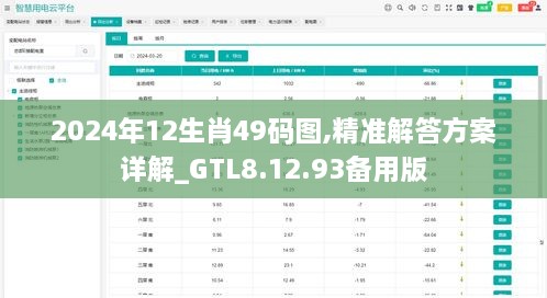 2024年12生肖49码图,精准解答方案详解_GTL8.12.93备用版