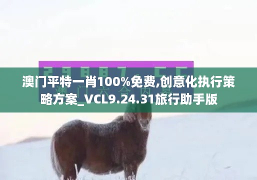 澳门平特一肖100%免费,创意化执行策略方案_VCL9.24.31旅行助手版