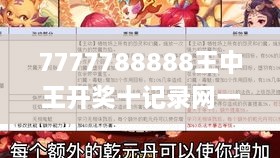 7777788888王中王开奖十记录网一,坚实解答解释落实_RTM3.27.47理财版