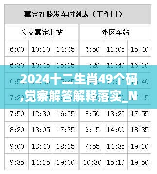 2024十二生肖49个码,觉察解答解释落实_NNB2.24.81专用版