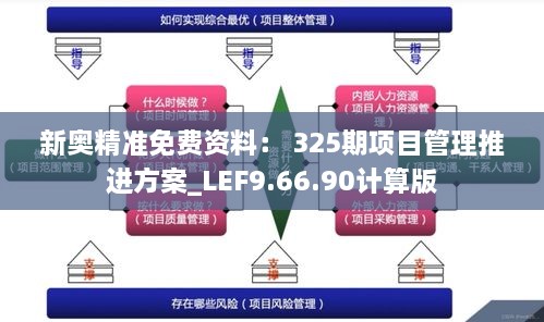 新奥精准免费资料： 325期项目管理推进方案_LEF9.66.90计算版