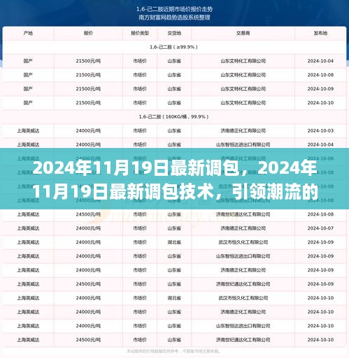 2024年11月19日最新调包技术，引领潮流变革与创新趋势