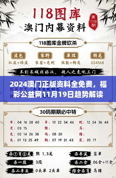 2024澳门正版资料全免费，福彩公益网11月19日趋势解读与探讨_JJL6.37.46便捷版