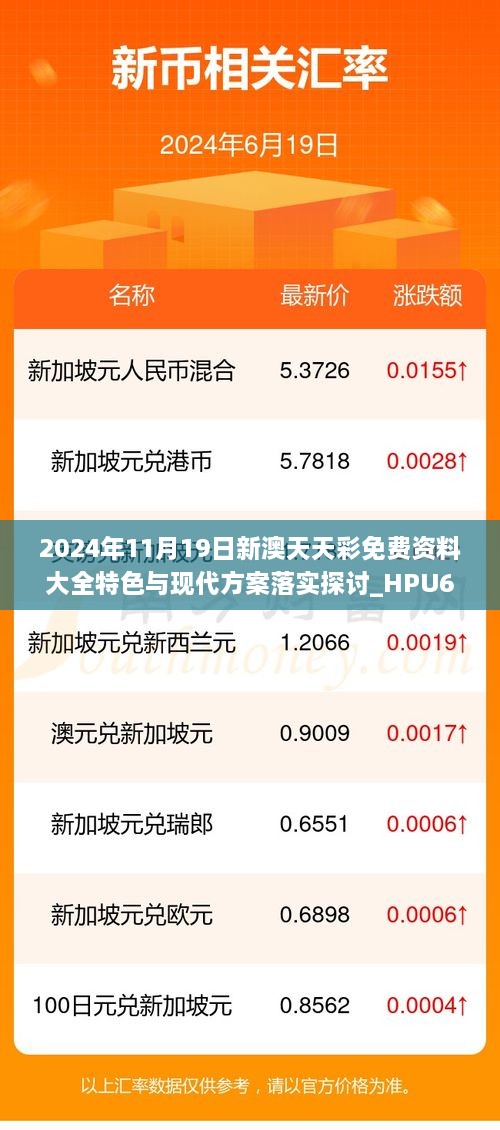 2024年11月19日新澳天天彩免费资料大全特色与现代方案落实探讨_HPU6.38.92高配版