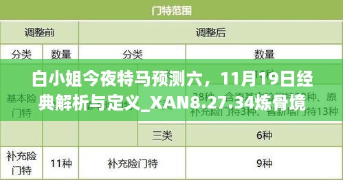 白小姐今夜特马预测六，11月19日经典解析与定义_XAN8.27.34炼骨境