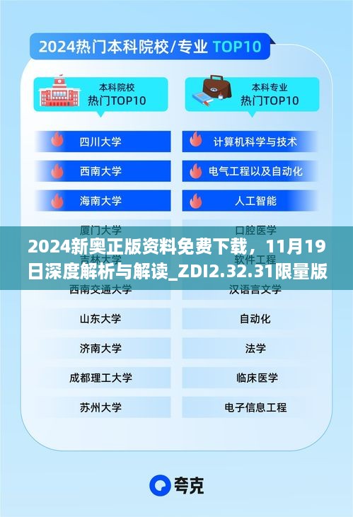 2024新奥正版资料免费下载，11月19日深度解析与解读_ZDI2.32.31限量版