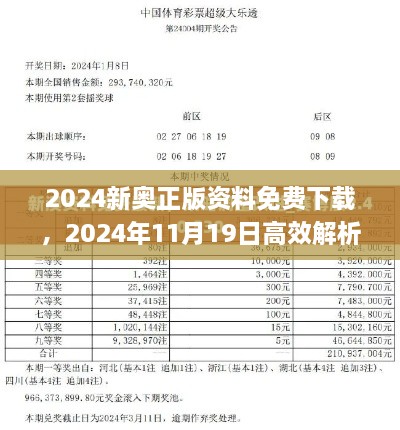 2024新奥正版资料免费下载，2024年11月19日高效解析落实技术_JGT3.25.75解题版