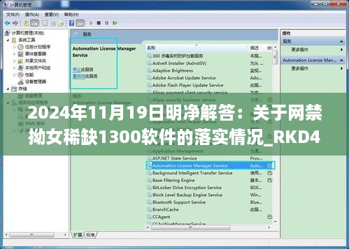 2024年11月19日明净解答：关于网禁拗女稀缺1300软件的落实情况_RKD4.26.84电商版