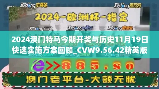 2024澳门特马今期开奖与历史11月19日快速实施方案回顾_CVW9.56.42精英版