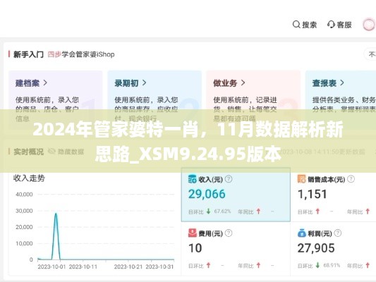 2024年管家婆特一肖，11月数据解析新思路_XSM9.24.95版本