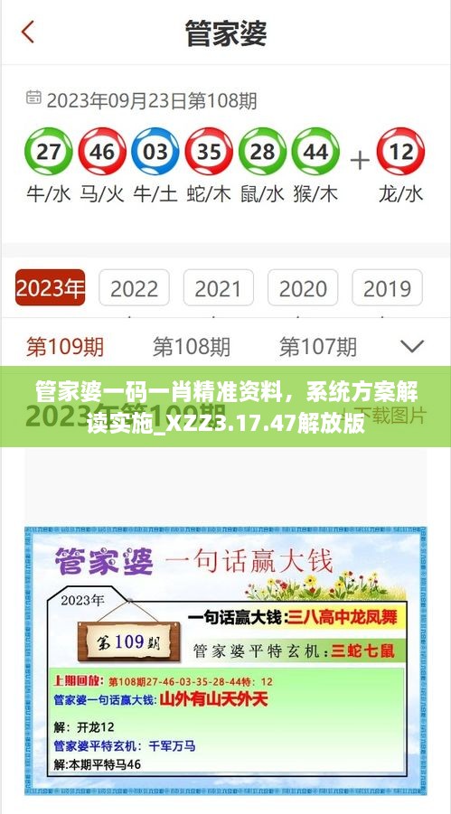 管家婆一码一肖精准资料，系统方案解读实施_XZZ3.17.47解放版