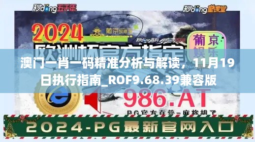 澳门一肖一码精准分析与解读，11月19日执行指南_ROF9.68.39兼容版