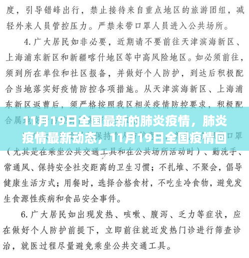 11月19日全国肺炎疫情最新动态与回顾，洞察影响及应对