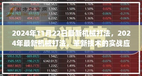 革新技术的实战应用与案例分析，最新机械打法在2024年的实践与发展