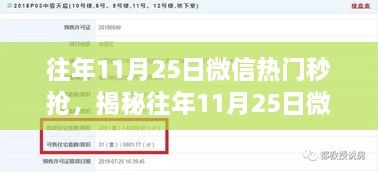 揭秘11月25日微信热门秒抢背后的三大秘密与策略！