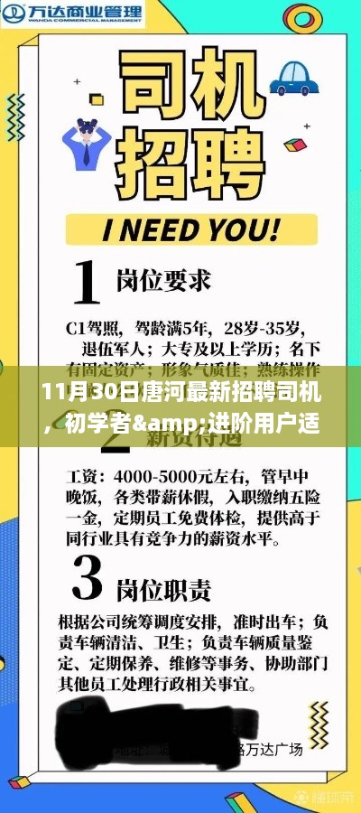 11月30日唐河最新招聘司机全攻略，初学者与进阶用户均可应聘