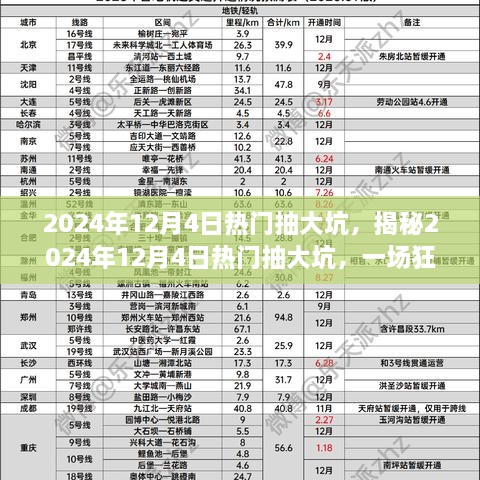 揭秘2024年12月4日抽大坑狂欢背后的秘密与挑战，一场挑战与机遇的盛宴